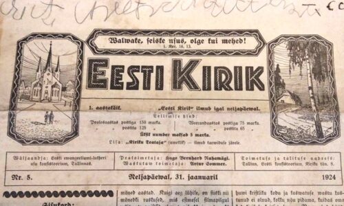 Sõnaviibe sajandi tagant: Eesti Kirik 31.01.1924