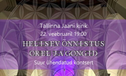Oreli ja gongide kontsert Tallinna Jaani kirikus