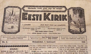 Sõnaviibe sajandi tagant: Eesti Kirik 7.02.1924