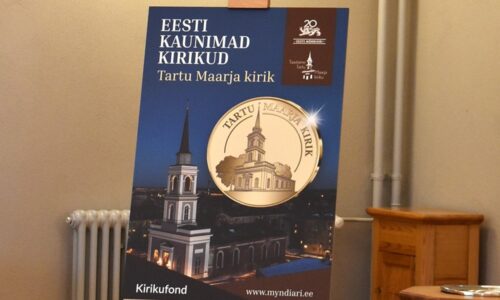 Galerii: esitleti Tartu Maarja kiriku kuldmünti