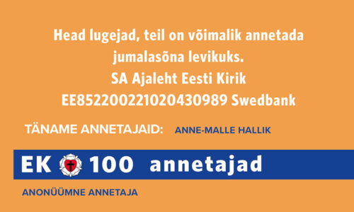 Täname kõiki annetajaid!