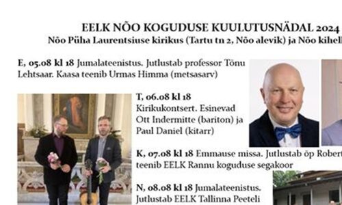 Nõo koguduse kuulutusnädal