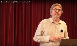 Professor Toomas Siitani loeng „Kelle laule me laulame?" Viljandis kirikupäeval