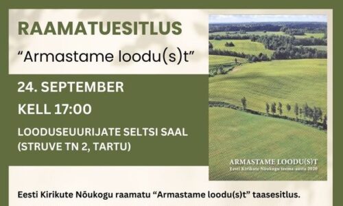 Looduhoiukuus toimub raamatu „Armastame loodu(s)t" taasesitlus