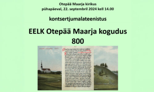 Otepää kogudus 800