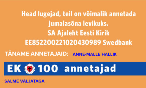 Täname kõiki annetajaid!