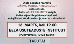 Raamatu „Järva-Madise kiriku lugu" esitlus