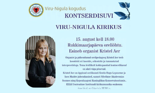 Rukkimaarjapäeva orelikontsert Viru-Nigula kirikus