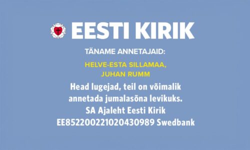 Täname kõiki annetajaid!