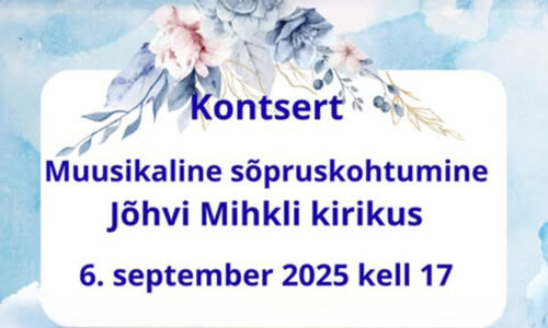 Jõhvi kogudus kutsub kontserdile