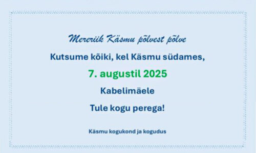 Käsmu kabelis näidatakse metallist matusepärgi