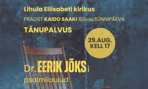 Praost Kaido Saak kutsub oma sünnipäevale