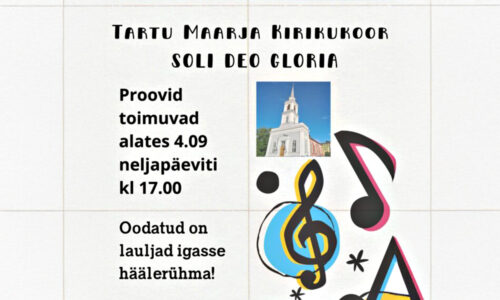 Tartu Maarja kirikukoor ootab uusi lauljaid