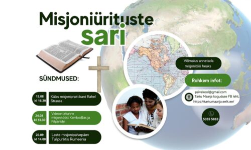 Tartu Maarja kogudus korraldab misjoniüritusi