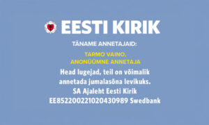 Täname kõiki annetajaid!