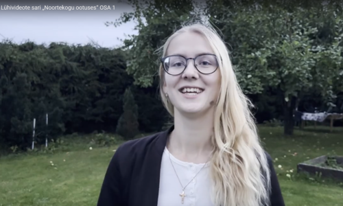 Eliise Semjonova: väga loodan, et saame midagi ellu tuua ja muuta