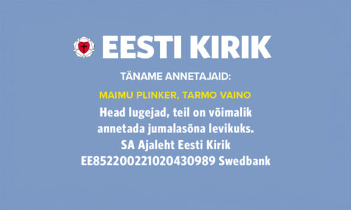 Täname kõiki annetajaid!