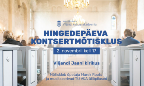 Hingedepäeva kontsertmõtisklus Viljandi Jaanis