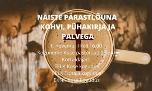 Naiste pärastlõuna Kose koguduse pastoraadis
