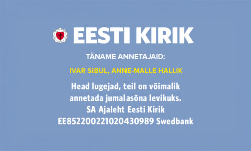 Täname kõiki annetajaid!