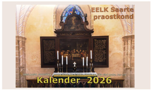 Ilmunud on Saarte praostkonna seinakalender