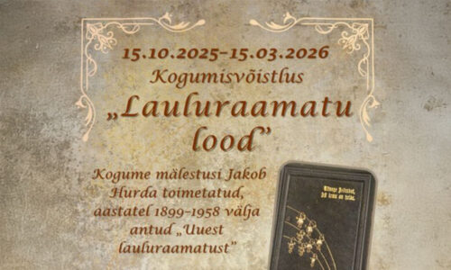 Toimub lauluraamatu lugude kogumisvõistlus