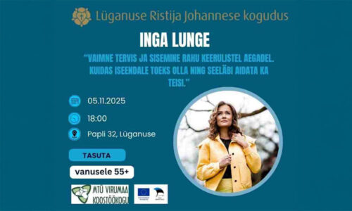 Lüganuse kirikus Inga Lunge