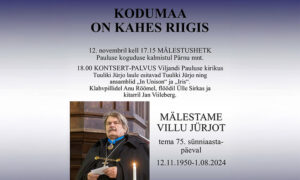 Õpetaja Villu Jürjo 75. sünniaastapäeval Viljandis