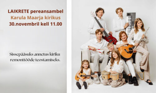 Karula kirikus esineb Laikrete pereansambel