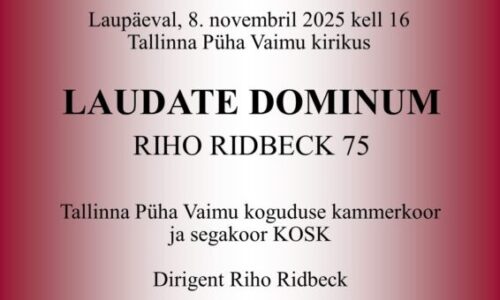 Laudate Dominum – Riho Ridbeck 75