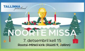 EELK Tallinna Rootsi-Mihkli kirikus toimub noortemissa