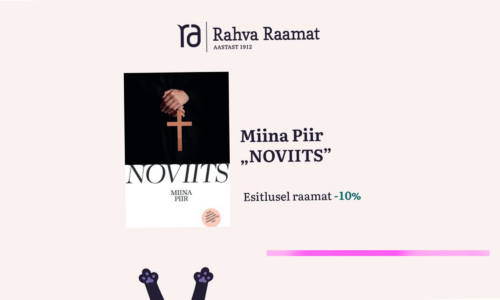 Miina Piiri romaani „Noviits" esitlus Tartus