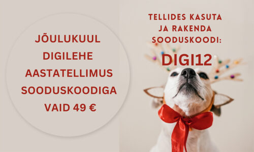 Jõulukuul on Eesti Kiriku digileht soodsam