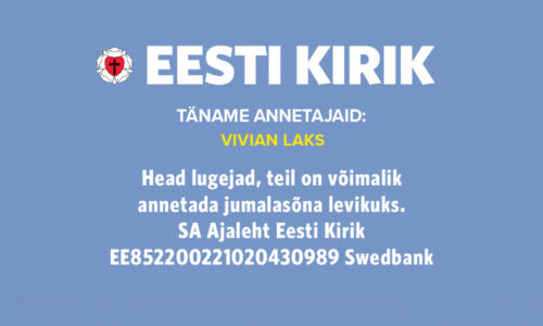 Täname kõiki annetajaid!
