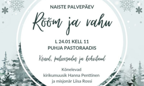 Naiste palvepäev Puhja pastoraadis