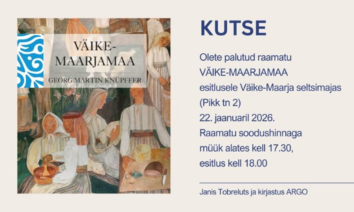 Väike-Maarjas esitletakse Väike-Maarjamaa raamatut