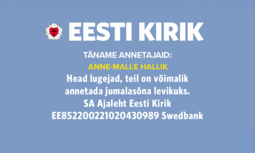 Täname kõiki annetajaid!