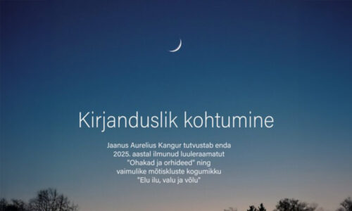 Harkujärve kirikus kirjanduslik kohtumine