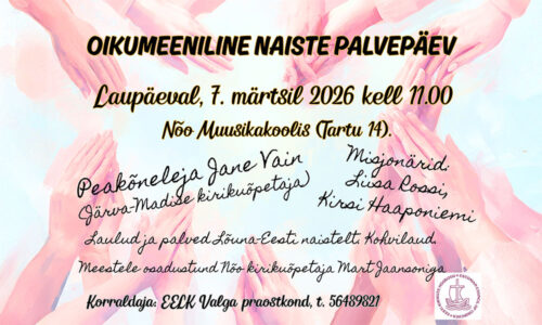 Oikumeeniline naiste palvepäev Nõos