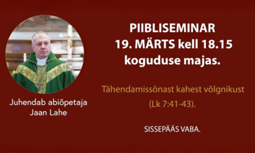 Piibliseminar Tallinna Kaarlis
