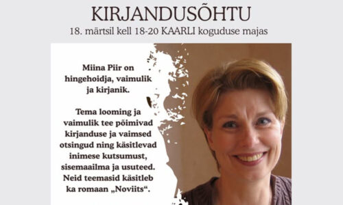 Kirjandusõhtu Tallinna Kaarlis