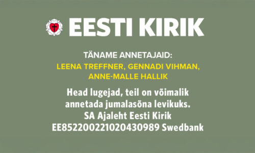 Täname kõiki annetajaid!