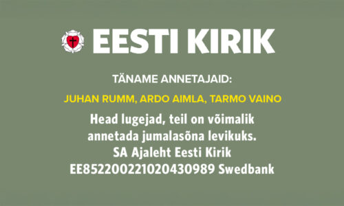 Täname kõiki annetajaid!