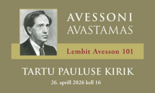Lembit Avesson 101 Tartu Pauluses
