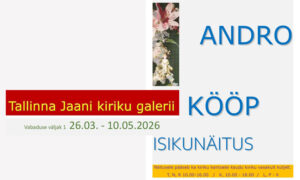 Andro Kööbi isikunäitus Tallinna Jaani galeriis