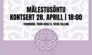 Mälestusõhtu kontsert Tallinna toomkirikus