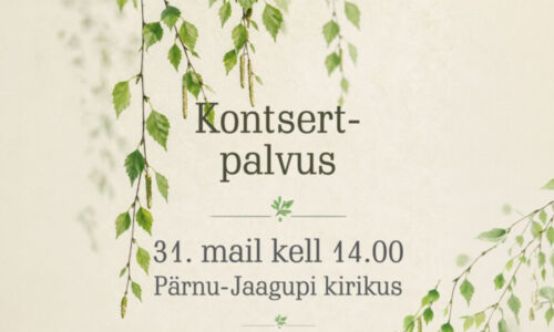 Pärnu-Jaagupi kirikus laulab Viimsi koguduse kammerkoor