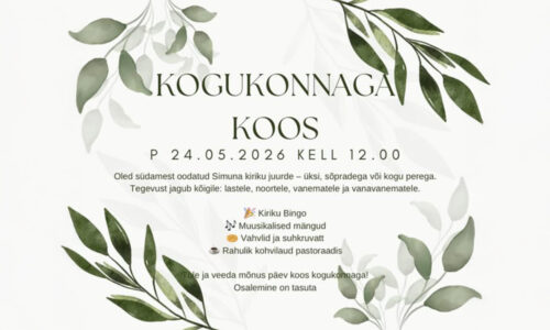Simuna kogudus kutsub kogukonna kokku