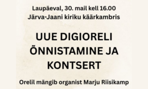Digioreli õnnistamine Järva-Jaanis