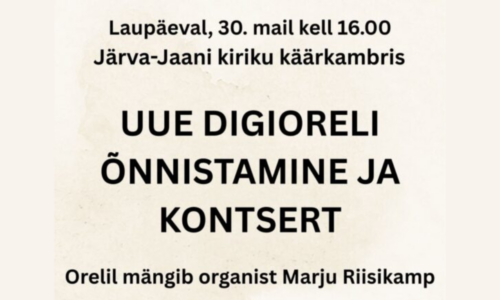 Digioreli õnnistamine Järva-Jaanis